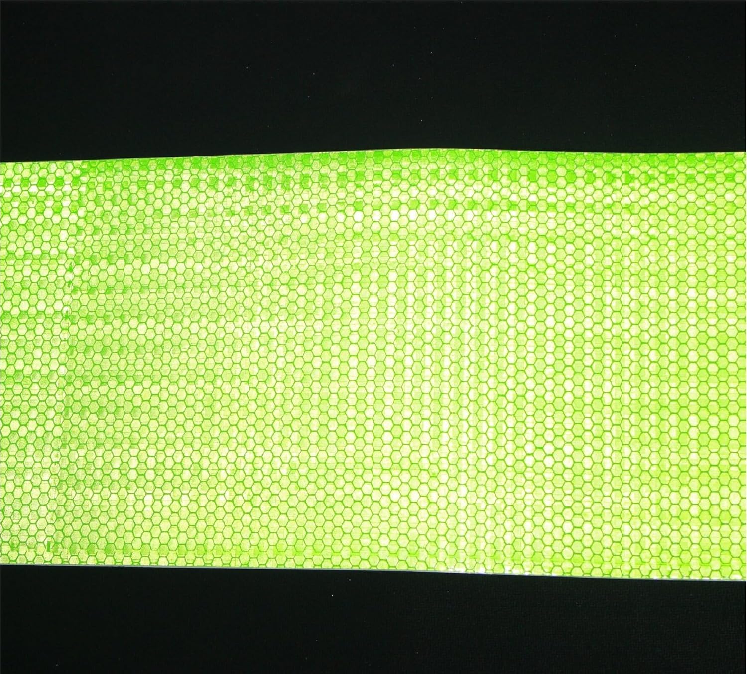 Green Reflective Tape Outdoor Waterproof 8 inch Wide, High Visibility Warning Industrial Marking Tape, Safety Stickers (68 feet)