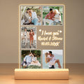 Custom Picture Frame with Photo, Customized Photo Frame with Night Light, Personalized Boyfriend Girlfriend Gifts for Couples, Personalized Anniversary Valentines Day Gifts for Women Men Her Him Wife