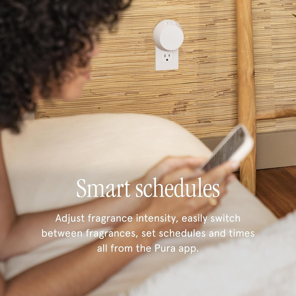 PuraHome Scent Refill - Smart Home Air Diffuser - Up to 120-Hours of Luxury Fragrance per Refill - Home Essential - Clean & Safe Diffuser Fragrance - 2 Pack, Simply Lavender