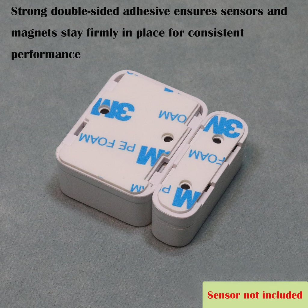 Replacement Adhesive for SimpliSafe Entry Sensors – (50 Pieces for Sensors & 50 Pieces for Magnets) - Strong Pre-Cut Double-Sided Tape for Easy, Secure Installation