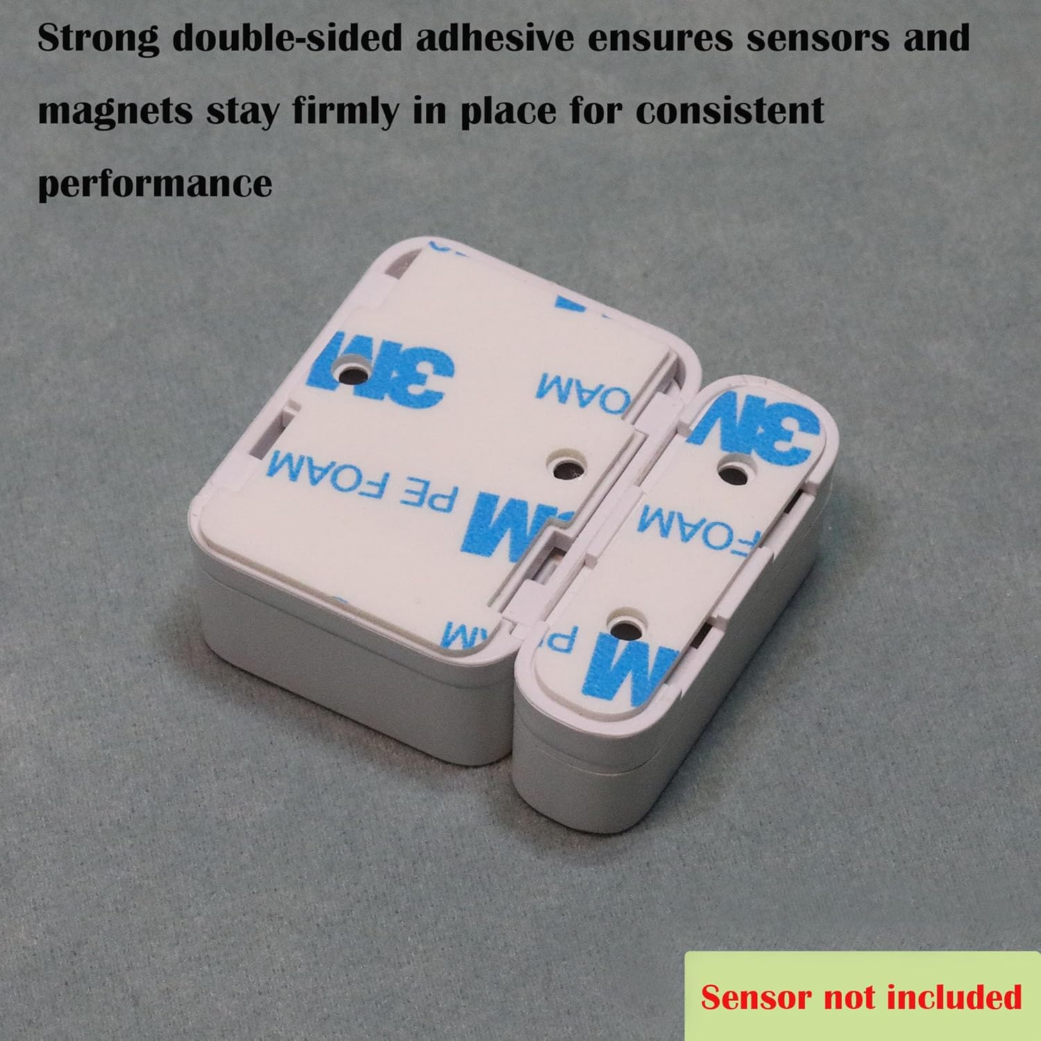 Replacement Adhesive for SimpliSafe Entry Sensors – (50 Pieces for Sensors & 50 Pieces for Magnets) - Strong Pre-Cut Double-Sided Tape for Easy, Secure Installation