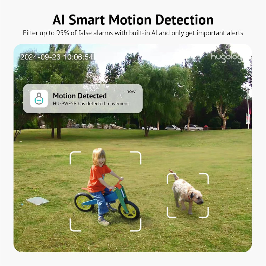 Hugolog 3K 5MP Outdoor Indoor Security Cameras for Home Security, Home Camera with Starlight Color Night Vision,Built-in Spotlight,Motion Detection,2-Way Talk,US Cloud & Local Storage,Works with Alexa