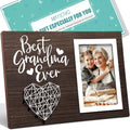 Grandma Gifts Picture Frame, Christmas Gifts for Grandma from Grandchildren Granddaughter, Nana Gift Best Nana Ever Grandkids Photo Frame Grandmother Birthday Thanksgiving Mothers Day Gift - 4x6 Photo