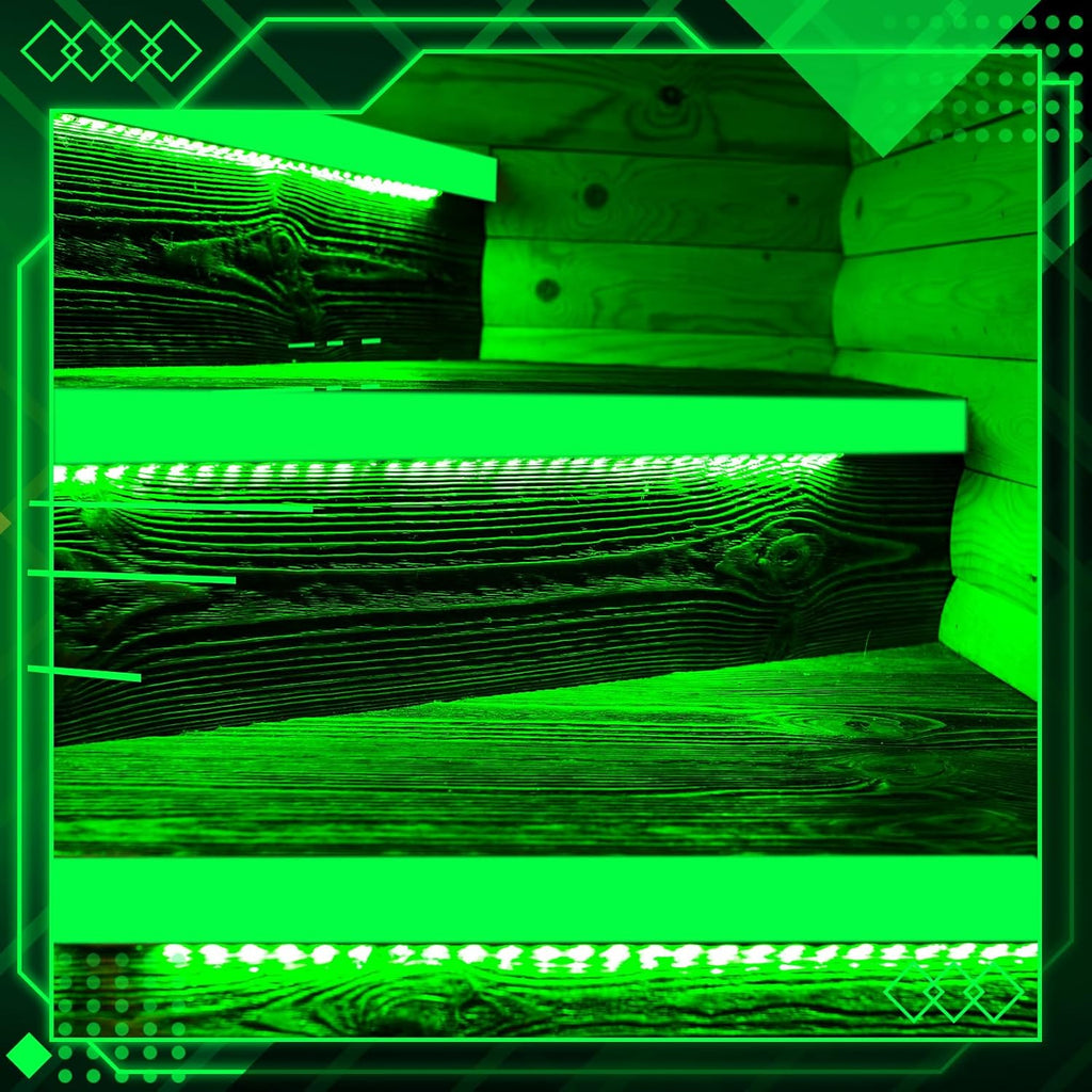 4 Rolls Glow in The Dark Tape 32.8 ft x 2 Inch Luminous Phosphorescence Green Long Lasting Bright Glow Tape for Halloween Night Decorations, Theater Stages, Stairs, Walls, Steps and Exit Sign