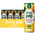 Simply POP Prebiotic Soda Pineapple Mango Cans, 12 fl oz, 12 Pack