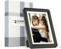 5x7 Black Picture Frame, ABS Frame for 5x7 or 4x6 Photos, Shatterproof UV-Resistant Tabletop Photo Frame, Vertical/Horizontal Display for Home Décor