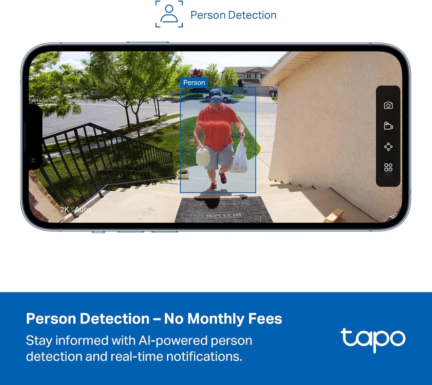 Tapo Outdoor Security Camera Wireless, 1080P, Up to 180 Days Battery, Free Person Detection, Color Night Vision, SD/Could Storage, Alexa & Google Assistant Compatible, Ideal for Homeowners(C400)