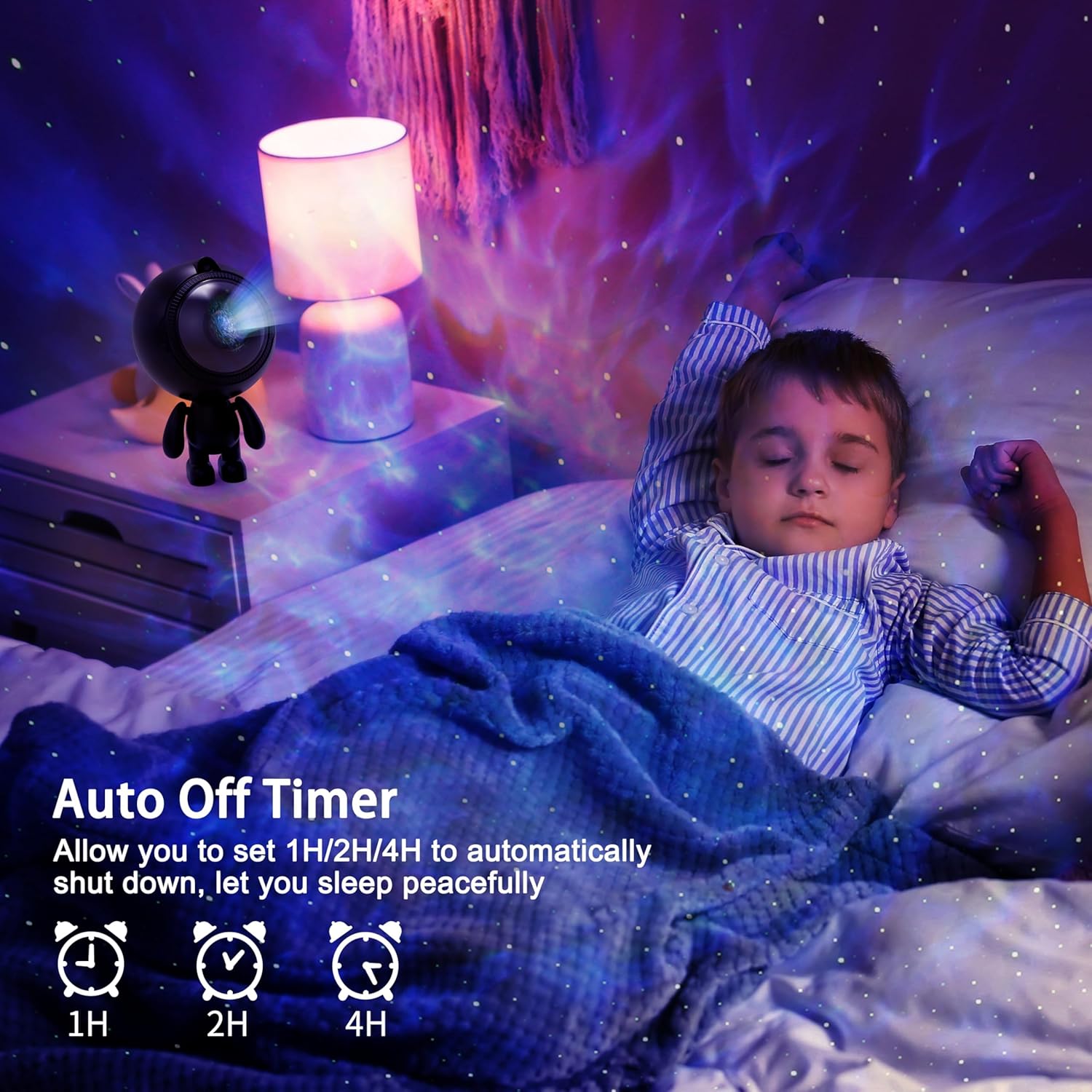 Star Projector, Astronaut Galaxy Projector, Starry Space Nebula Night Light Projector with Timer and Remote, Adults Kids Room Decor Aesthetic, Christmas Birthdays Gift
