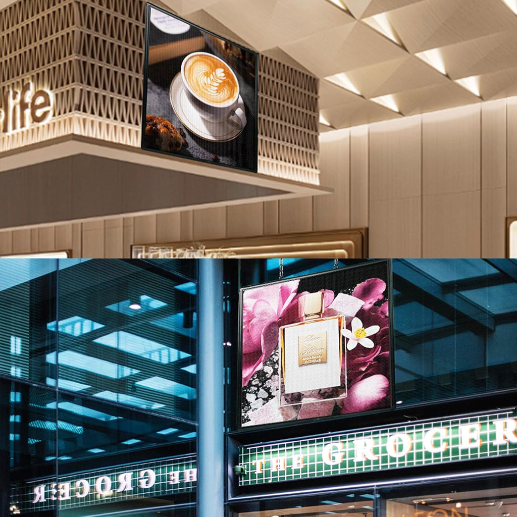 P6 Outdoor Full Color 40'' x 40'' Scrolling LED Display Digital Signage For HD images and HD Video led Sign Electronic Message Board With High Brightness For Store Advertising