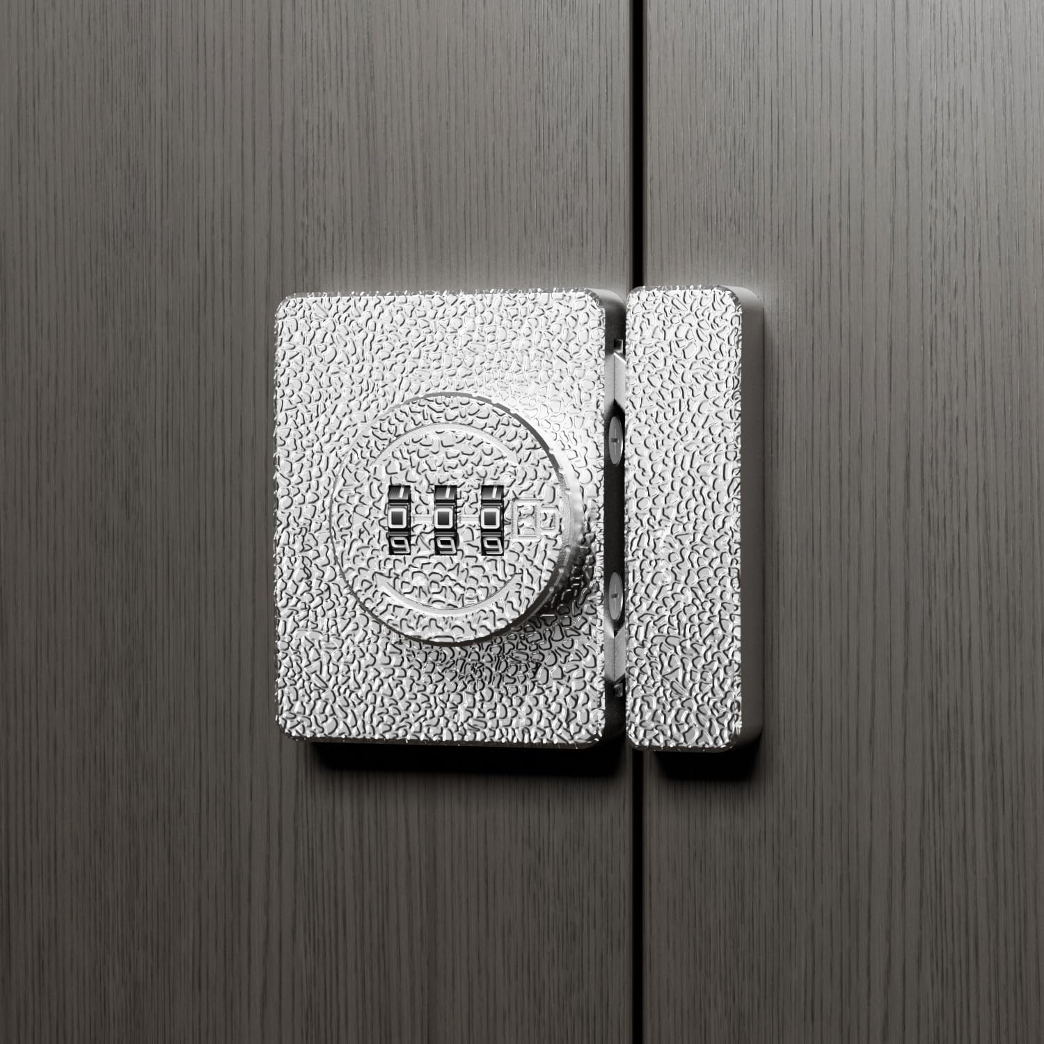 ETEKJOY Keyless Cabinet Lock 3-Digit Combination for Swinging/Sliding Door Drawer Cupboard Locker Closet Wooden Box Hook-Locking (Silver, 180 Degree)
