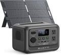 BLUETTI Elite 30 V2 Solar Generator with 100W Solar Panel (Ships Separately), 288Wh LiFePO4 Portable Power Station, 600W AC Outlets (1500W Power Lifting), for Camping, Home Use, Emergency