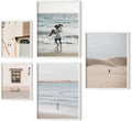HAUS AND HUES Picture Frames for Wall - Set of 5 White Photo Frames, Photo Frame Collage, Bulk Picture Frames, Assorted Picture Frames, Picture Frames Bulk (Two 8x10, Three 12x16 White)