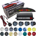 Parking Sensor Kit Backup Sensor Kit Reverse Sensor for Car 18 Color Options for Probes Adjustable Alarm Volume Professional Sensore de Reversa para Carro Safe Driving Assistant（Livid Grey）