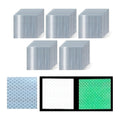 Glow in The Dark Reflective Stickers 3 inch X 3 inch for Truckskes, Warning Strong Safety Adhesive Reflective Strips (50 Pcs)