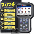 CGSULIT All System OBD2 Scanner, SC860 Code Reader with 8 Services, ABS Bleeding/EPB/Oil/SAS/TPS Reset, Battery Registration, Injector Coding, Car Scanner Diagnostic for All Cars, Free Update