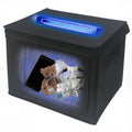 Large UV Sanitizer Box, 36L Portable Sanitizing and Cleaning Machine with 3-Level Timer, Foldable UV Cleaner Box for Household Use Like Phone, Towel, Key, Etc. Ozone Free