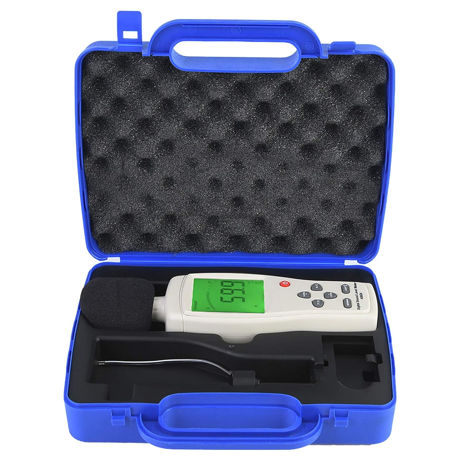 Smart Sensor AS824 Sound Level Meter 0-130 dB range for Frequency Analyzer FFT Analyzer Graphic Recorder with Instantaneous Sound Measure Function