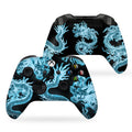 DreamController Neon Dragonns Custom X-box Controller Wireless compatible with X-box One/Series X/S Proudly Customized in USA I Permanent HYDRODIP Print(NOT JUST A SKIN)(MODDED)