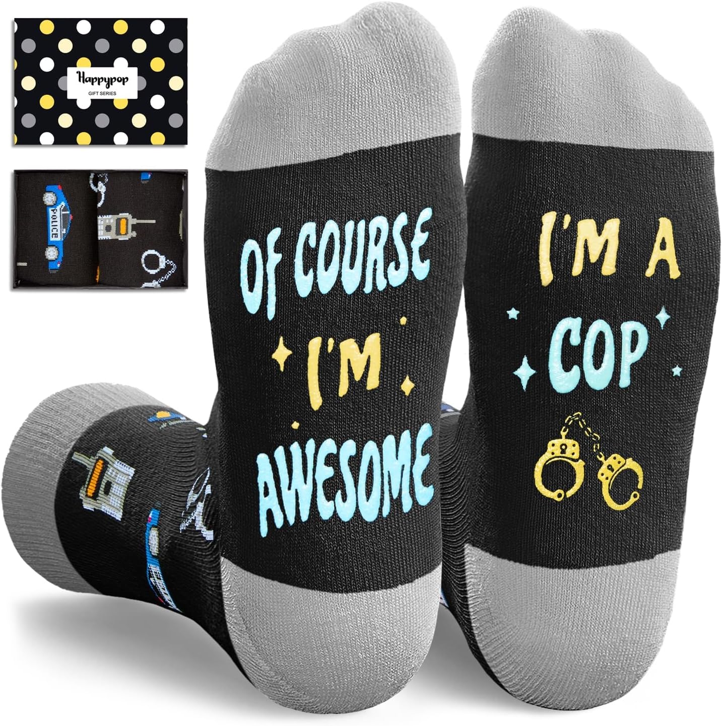 HAPPYPOP Gifts for Mechanic Personal Trainer - Photography Bus Driver Engineer Socks
