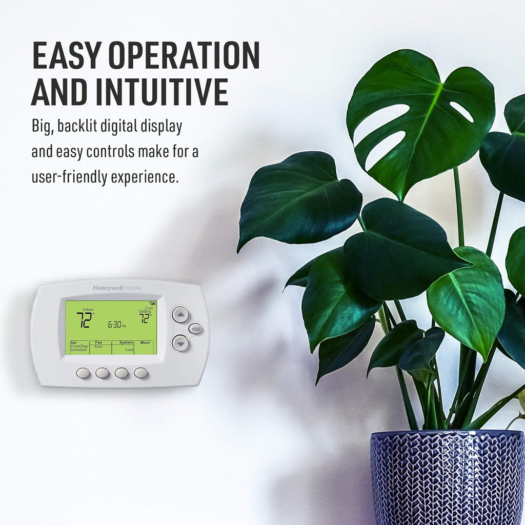 Honeywell Home RTH6580WF Wi-Fi 7-Day Programmable Thermostat, White (Pack of 2)