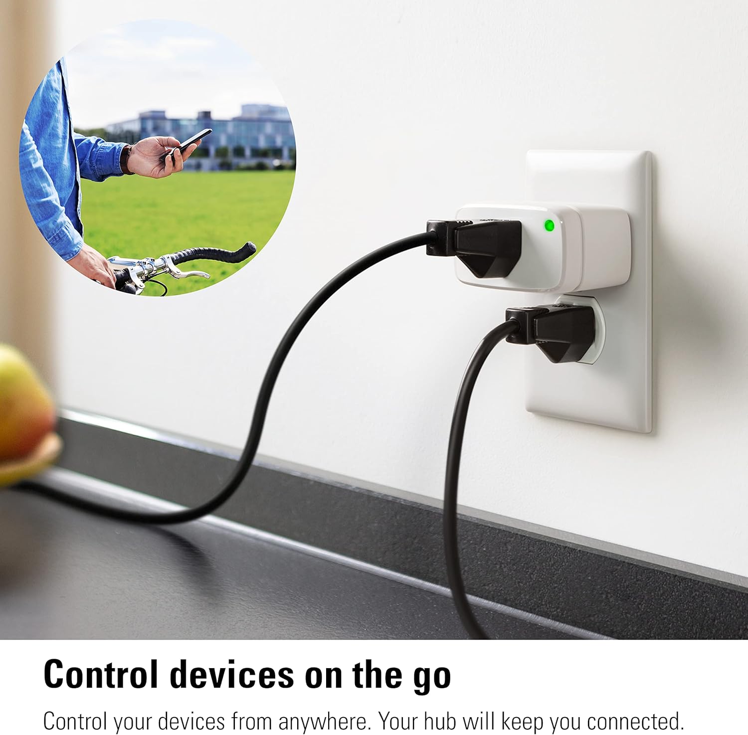 Eve Energy (Matter) 2 Pack – Smart Plug, App and Voice Control, 100% Privacy, Matter Over Thread, Works with Apple Home, Alexa, Google Home, SmartThings, Requires Thread Border Router