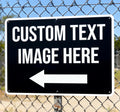 Custom Metal Signs Outdoor, 36x30 Inch, Engineer Grade Reflective Option, .040 Rust-Free Aluminum, UV Protected, Weather/Fade Resistant