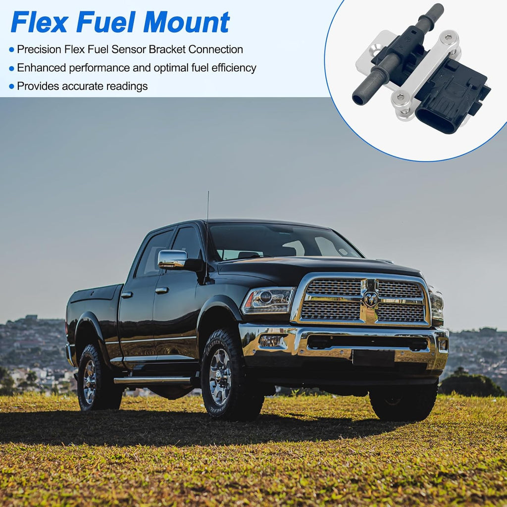 Billet Flex Fuel Sensor Mount for GM Flex Fuel Sensor Bracket 13577429 57824279 E85 Sensors Aluminum Mount with Screws