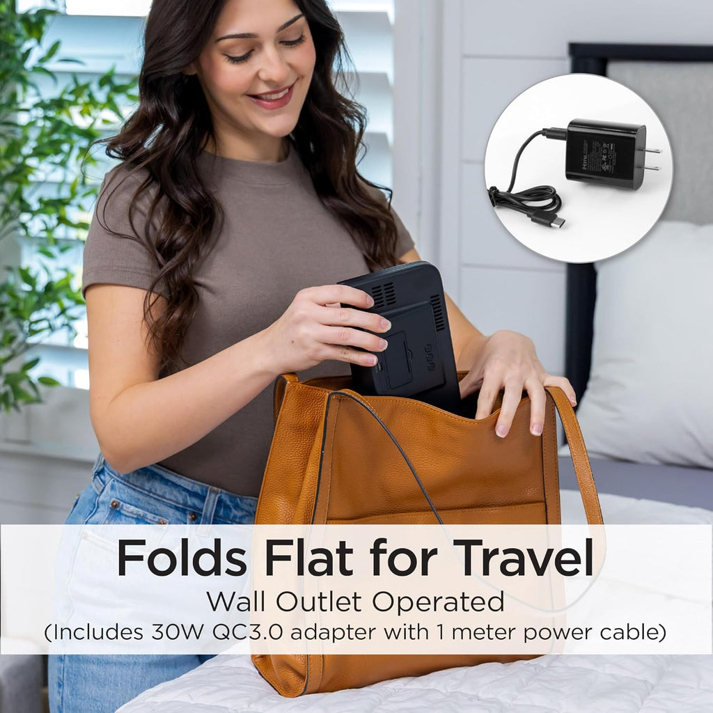 iHome Alarm Clock with Wireless Charging, Digital Alarm Clock for Bedroom Includes Wireless Charger for iPhone, AirPods, and Apple Watch (iWW7)