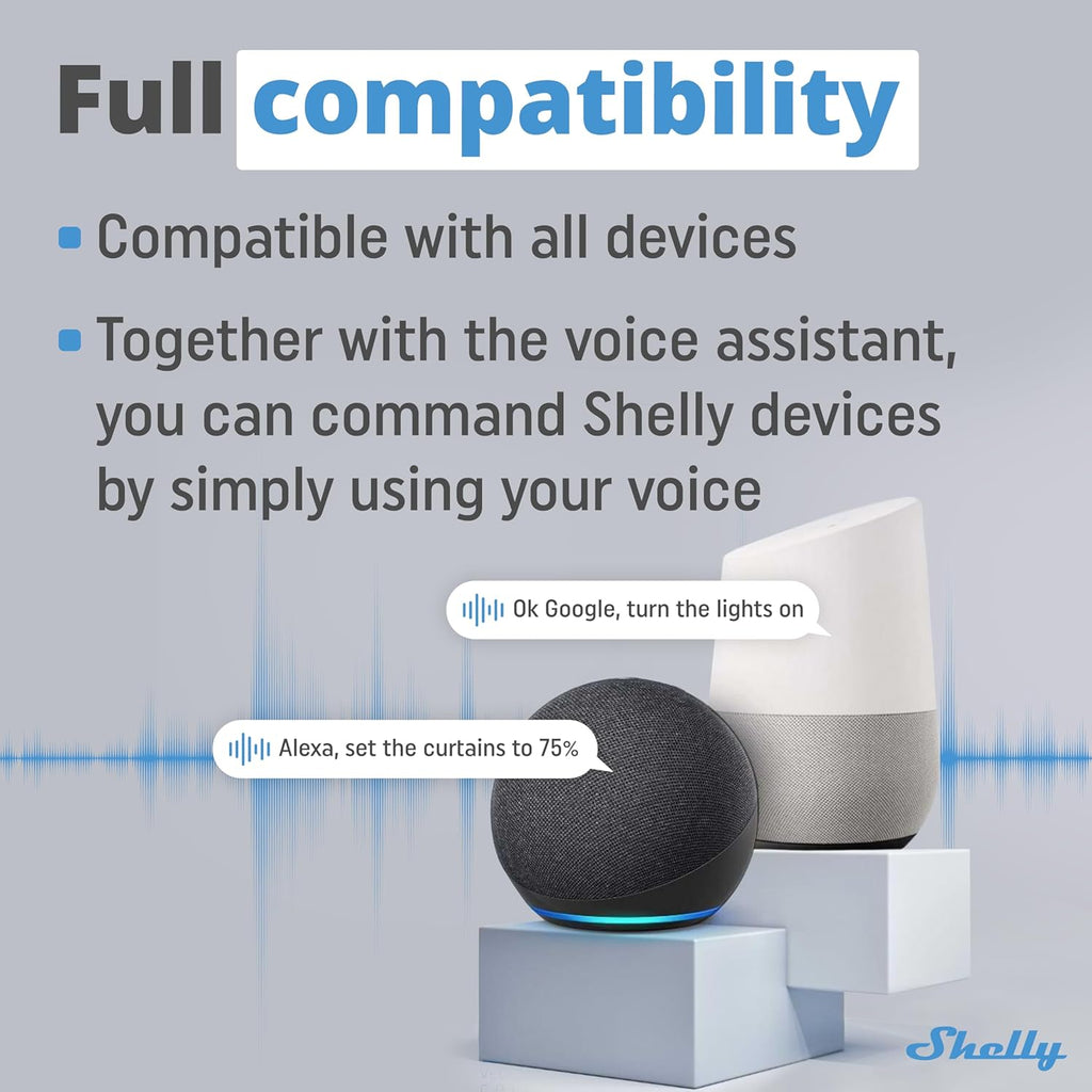 Shelly Blu Door/Window Black | Bluetooth Operated Sensor | Home Automation | iOS Android App | Alexa & Google Home Compatibility | Lux and Tilt Angle Measurement | Set Custom Activation Scenes