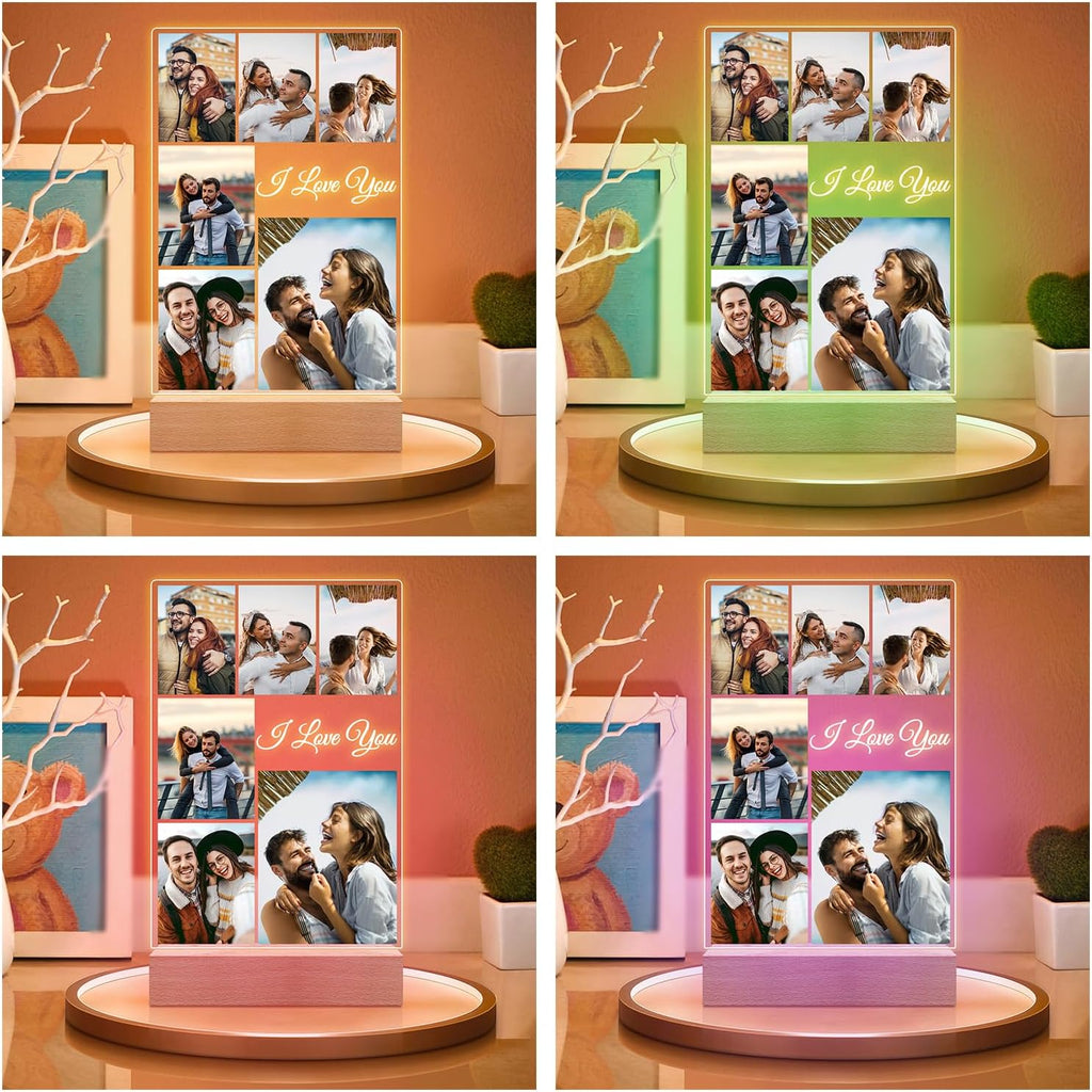 Custom Picture Frame, Personalized Photo Frame, Customized Picture Frames, Personalized Valentines Day Gifts for Her Him Women Men Girlfriend Boyfriend Mom Dad Couple Baby Kid Family Pet