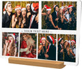 Custom Metal Photo Prints, Personalized Picture Frame with Your Photos, Customized Photo Gifts for Lovers, Couples, Family and Home Decor