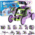 Sillbird Solar Building Robot Kit STEM Gift for Boys Aged 8-14, 12-in-1 DIY Science Educational Toys for Kids Birthday, Solar Powered Robotic Set with 190 Pieces