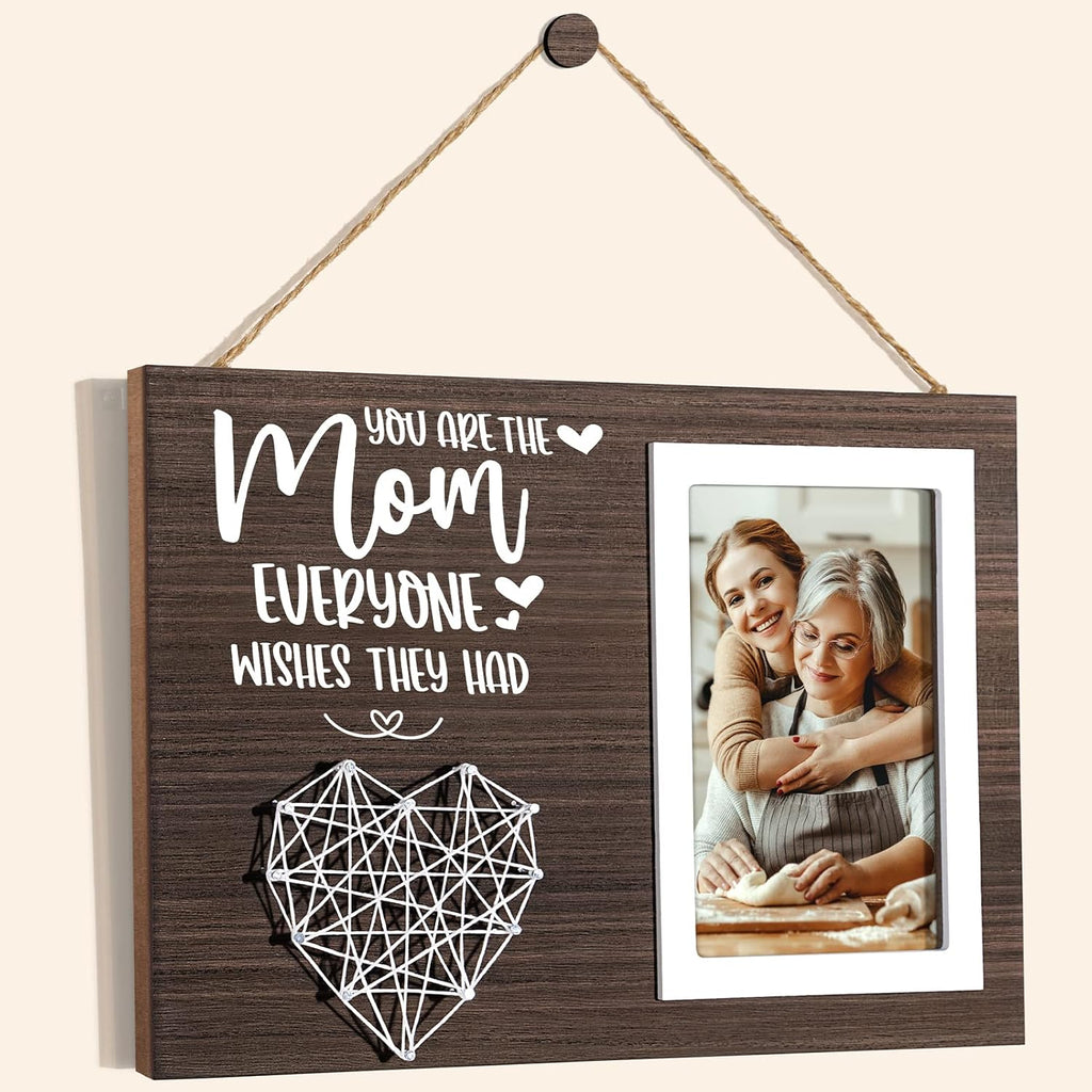 Best Mom Gifts Christmas Gifts for Mom from Daughter Son Kids, Mom Picture Frame Mother-in Law-Gifts New Mom Gifts for Women, Birthday Gifts for Mom Who Has Everything Mom Thanksgiving Gifts-4x6 Photo