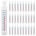 30 Pack Refrigerator Freezer Thermometer, Long Strip Hanging Standing Analog Thermometer with Fahrenheit Celsius for Kitchen Fridge Freezer Cooler (-40 to 122°f/-40 to 50°c)