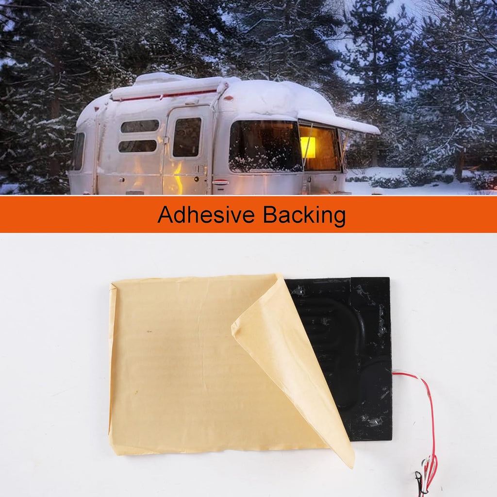 7" x 12" RV Pipe Heater Pad, Work for 3" Pipe - 2 Pack, Heating Pad for RV, Camper, Travel Trailer and Motorhome Water Tank System, DC 13.5Volts