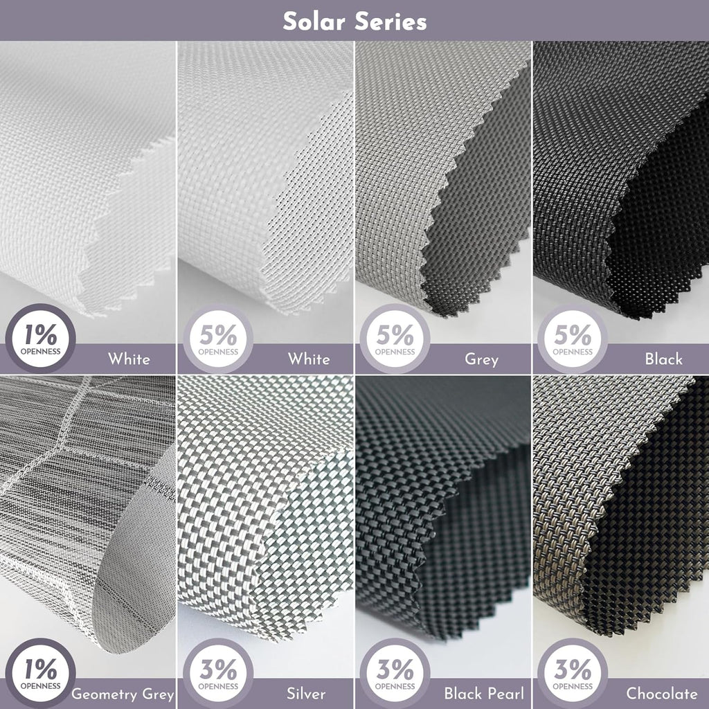 Graywind Motorized Light Filtering Shades for Windows Doors (Fabric Samples)