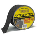 TAPEBEAR Grip Tape Anti Slip Traction Tape 4 Inch x 60Ft, Non Slip Tape Waterproof Heavy Duty Safety Tape for Indoor Outdoor Steps Stairs Treads, Strong Grip