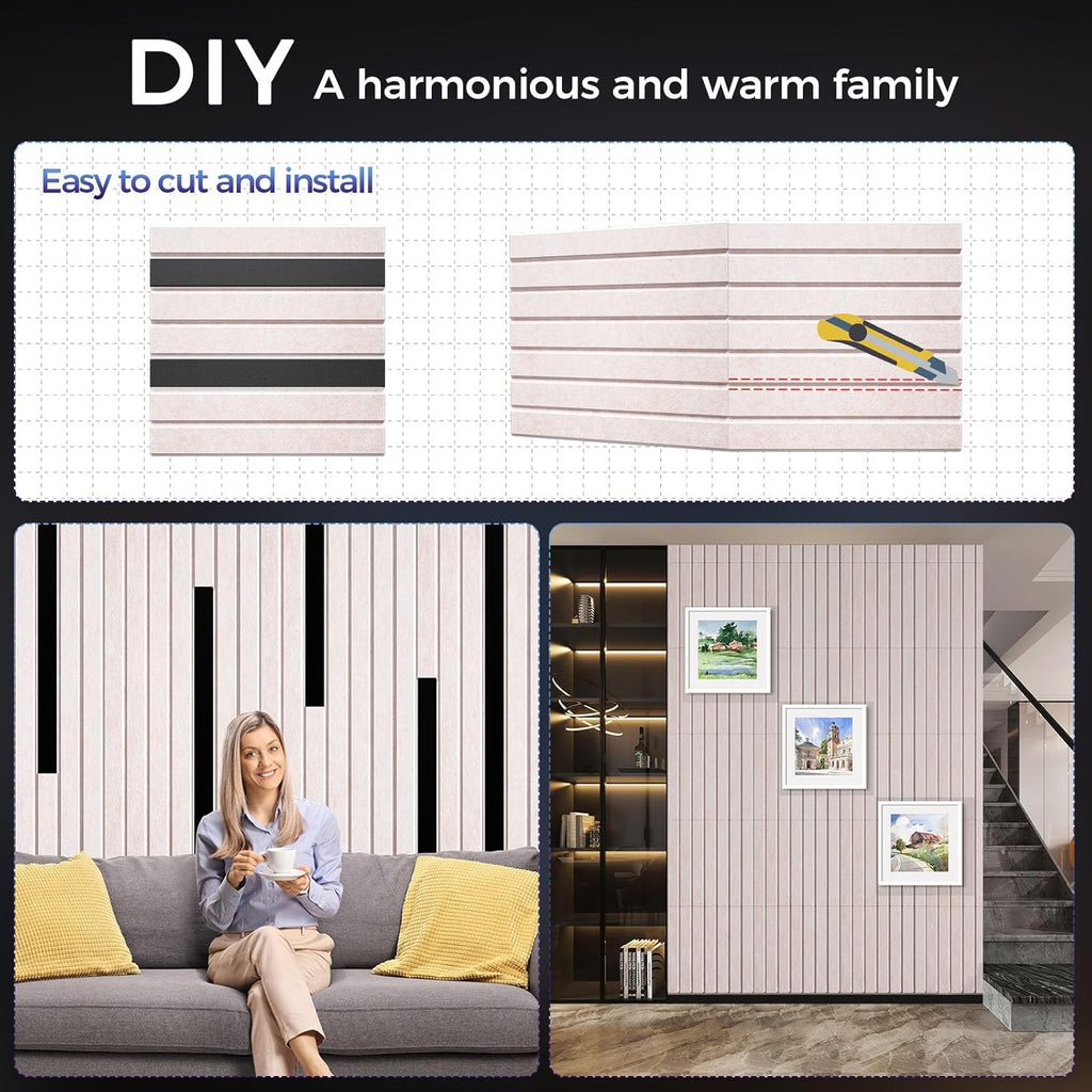 12 Pack Large Soundproof Wall Panels, 12 x 12 x 0.47 in Sound Proof Foam Panels for Walls, 1.2lb/ft³ High Density, Thicker 0.47in, Acoustic Panels, Sound Dampening Panels Camel