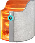 Under Desk Heater for Office & Home, Quiet Electric Foot/Leg Warmer with Heated Floor Mat, Personal Electric Panel Space Heater with Thermostat & Timer, Suitable for Birthday or Christmas Gifts