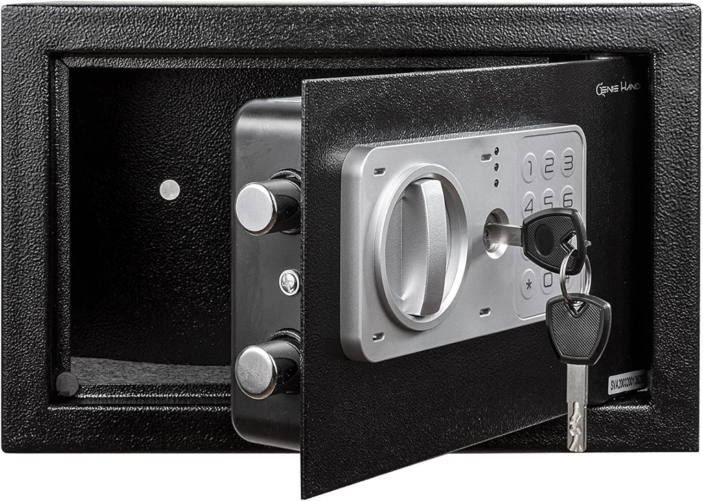 Genie Hand – Time Delay Safe, Anti Robbery Safe Box, Timed Controlled Opening – B-Class Lock – Anti Bounce Technology (Medium – Depository)
