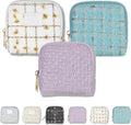 Stuffdatas Travel Jewelry Case, Stuffdatas Bags, Small Jewelry Travel Pouch Mini, Travel Jewelry Organizer Pouch Velvet, with 5 Compartments (3PCS-2)