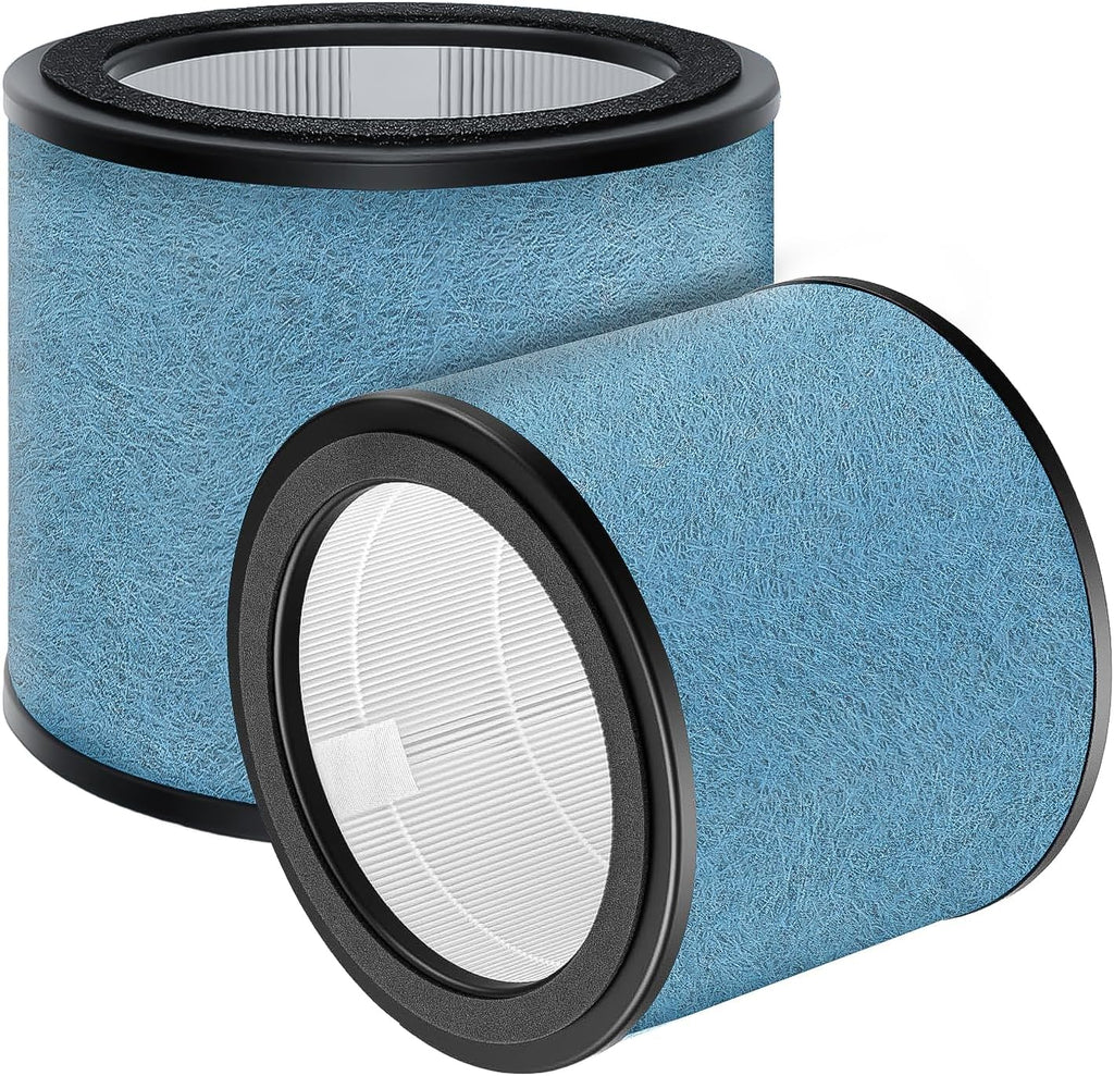 HP072 HP071BRN Filter Replacement for Shark NeverChange Air Puri-fier Compact Pro HP072, HP071BRN, HP070, HP072QGD, HP072UGN, HP072C Air Activated Carbon Filter(2 Pack)