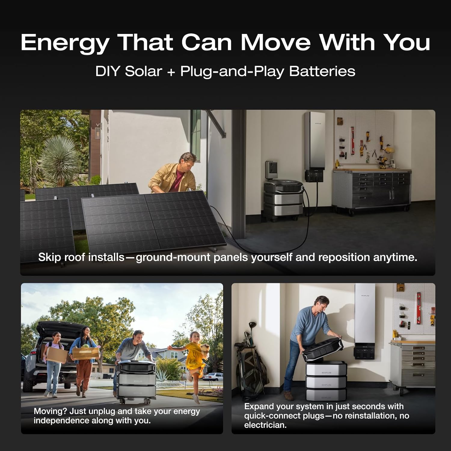 EF ECOFLOW Extra Battery for DELTA Pro Ultra X, Expandable to 180kWh, Lifepo4 Battery for Home Backupm & Emergency