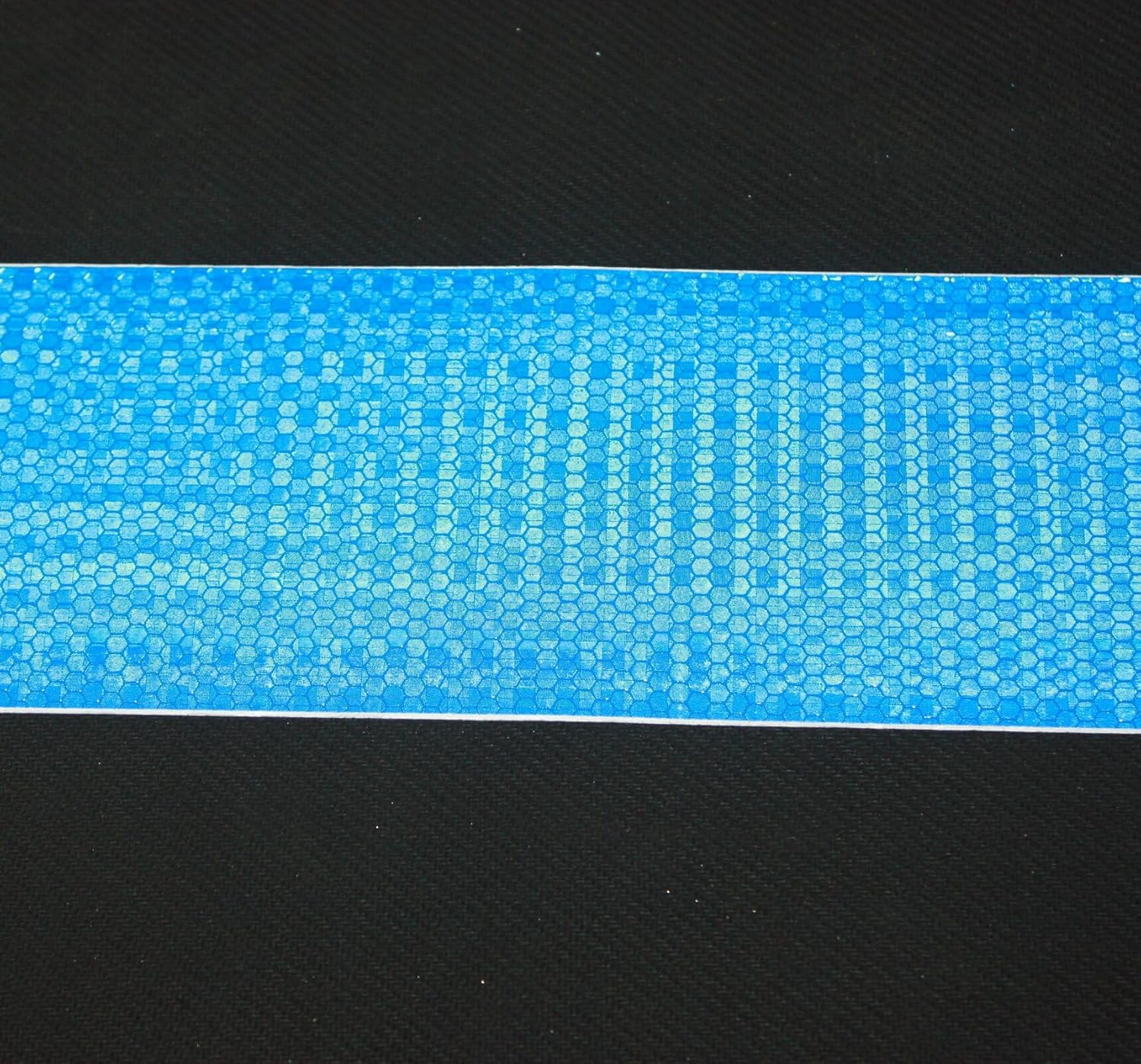 Blue Reflective Tape 3 inch Wide, Outdoor Waterproof High Visibility Warning Industrial Marking Tape, Safety Stickers (68 feet,3 Rolls)
