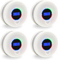 Kesy Upgraded Smoke and Carbon Monoxide Detector 10-Year Lifespan, Dual Sensor Smoke Alarm & Carbon Monoxide Detector (4 Pack)