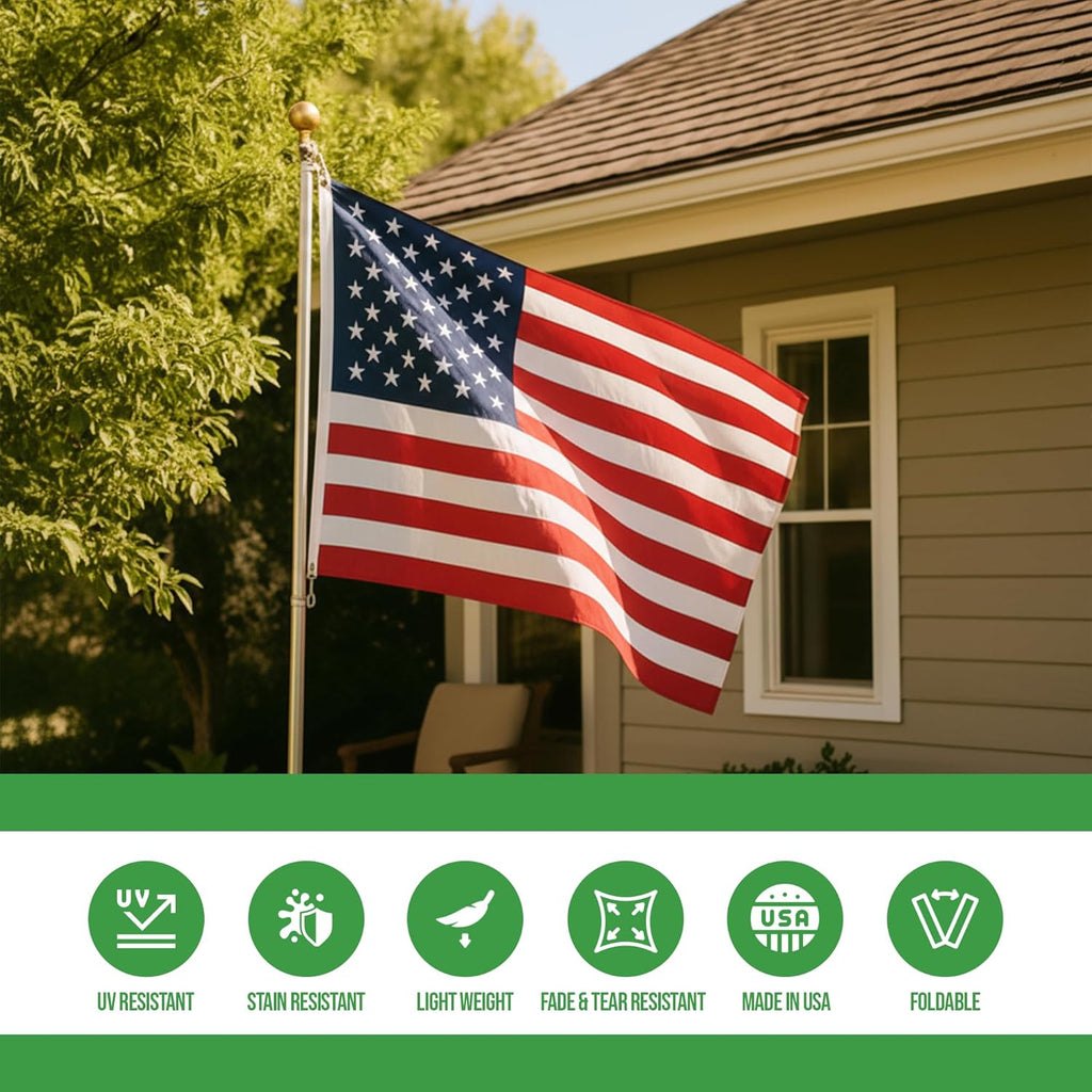 Custom Flag (1x1.5FT to 5x8FT) by BCB Print for Business | Personalized Outdoor Flags with Grommets for Advertising, Events | HD Printed Custom Sign Flag | Express Dispatch+Ship | Made in USA