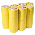 APT, Multi Color Marking Tape, Premium Safety Marking and Dance Floor Splicing Tape, 6 mil Thick (Yellow, 42 Roll)