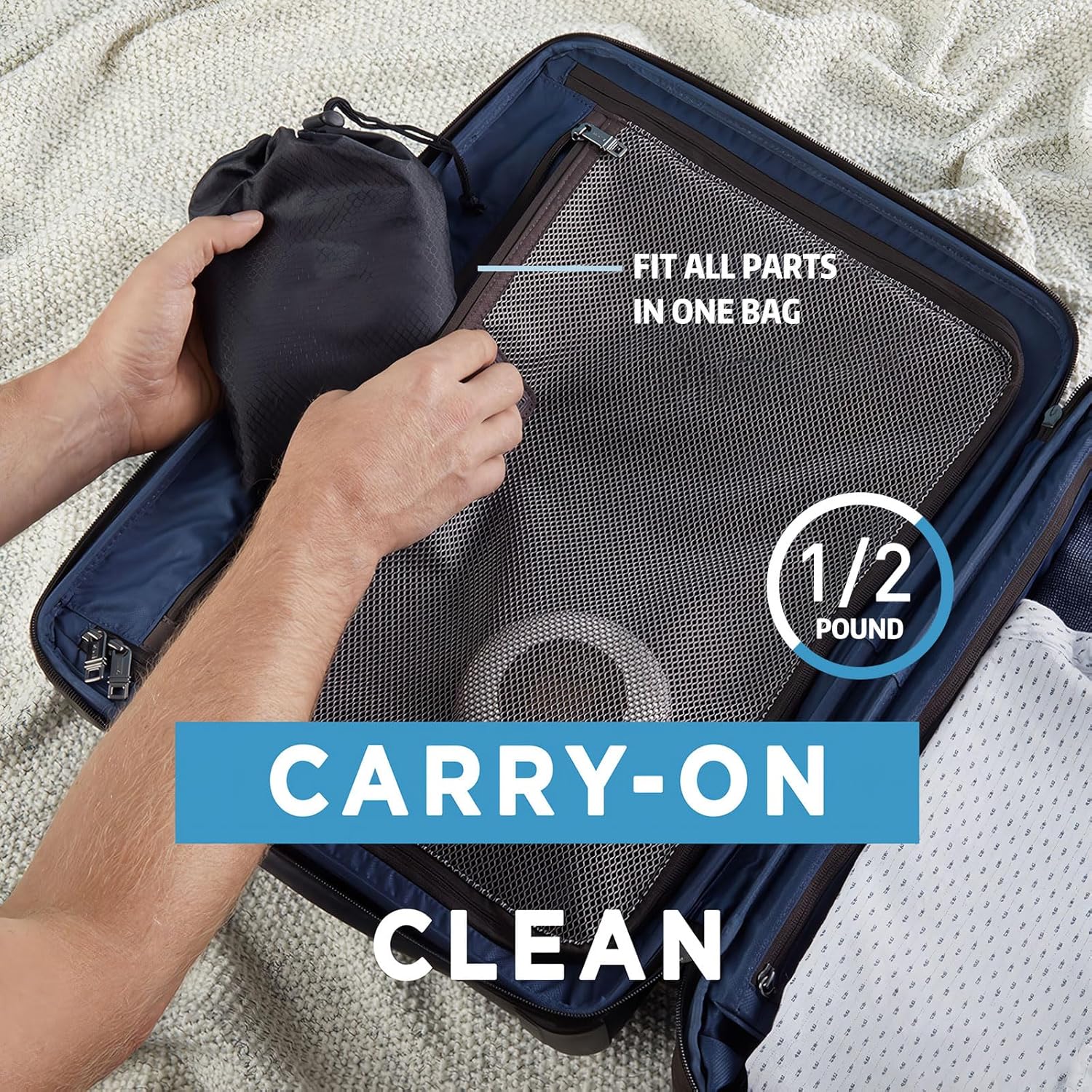 Multi-Function Cleaner Upgraded Cleaning Kit for Virtuclean Machine with 4PCS Filters | 100% Waterless | One-Step Sleep Equipment Maintenance | Easy, Efficient, and Time-Saving Operation