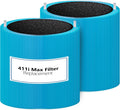 411i MAX AllergenBlock Replacement filter Compatible with Blue Pure 411i/411a Max Air Purifier, H13 True HEPA with Activated Carbon Air Filter,Blue Pure F4MAX