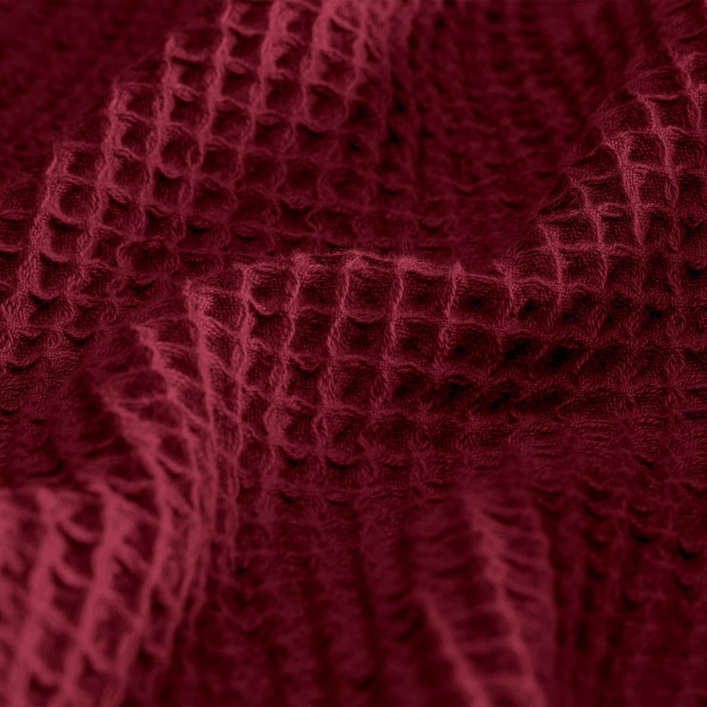 BOLL & BRANCH Waffle Bed Blanket - Twin/Twin XL, Holly - Luxury 100% Organic Cotton - Soft, Lightweight and Breathable - Textured Waffle Weave